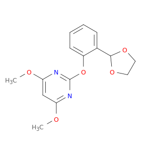 Pyrimidine, 2-[2-(1,3-dioxolan-2-yl)phenoxy]-4,6-dimethoxy-