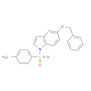 1H-Indole, 1-[(4-methylphenyl)sulfonyl]-5-(phenylmethoxy)-