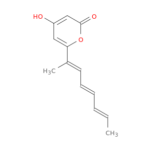 2H-Pyran-2-one, 4-hydroxy-6-[(1E,3E,5E)-1-methyl-1,3,5-heptatrienyl]-