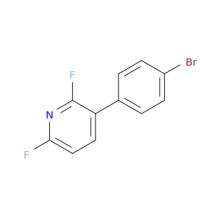 Pyridine, 3-(4-bromophenyl)-2,6-difluoro-