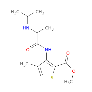 Methyl 3-[2-(Isopropylamino)propanamido]-4-methylthiophene-2-carboxylate