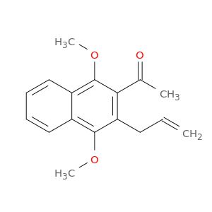 Ethanone, 1-[1,4-dimethoxy-3-(2-propenyl)-2-naphthalenyl]-