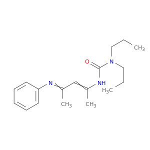 Urea, N'-[1-methyl-3-(phenylimino)-1-butenyl]-N,N-dipropyl-