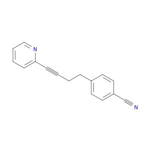 Benzonitrile, 4-[4-(2-pyridinyl)-3-butynyl]-