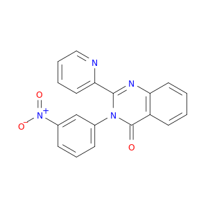 4(3H)-Quinazolinone, 3-(3-nitrophenyl)-2-(2-pyridinyl)-