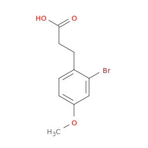 3-(2-溴-4-甲氧基苯基)丙酸
