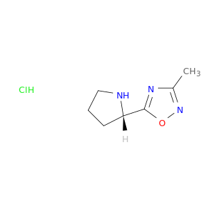 1,2,4-氧代唑,3-甲基-5-(2S)-2-吡咯烷基-,盐酸盐(1：1)