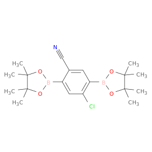 Benzonitrile,4-chloro-2,5-bis(4,4,5,5-tetramethyl-1,3,2-dioxaborolan-2-yl)-