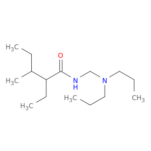 Pentanamide, N-[(dipropylamino)methyl]-2-ethyl-3-methyl-