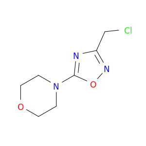4-(3-(Chloromethyl)-1,2,4-oxadiazol-5-yl)morpholine