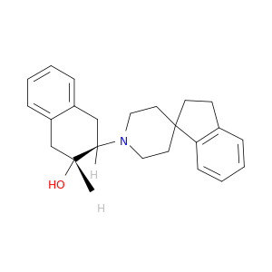 2-Naphthalenol,3-(2,3-dihydrospiro[1H-indene-1,4'-piperidin]-1'-yl)-1,2,3,4-tetrahydro-,(2R,3R)-rel-