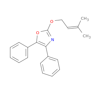 Oxazole, 2-[(3-methyl-2-butenyl)oxy]-4,5-diphenyl-