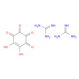 Guanidine, compd. with 5,6-dihydroxy-5-cyclohexene-1,2,3,4-tetrone(2:1)