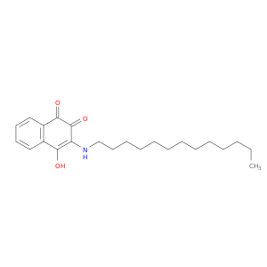 1,4-Naphthalenedione,2-hydroxy-3-(tridecylamino)-