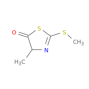5(4H)-Thiazolone, 4-methyl-2-(methylthio)-