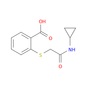 2-{[(Cyclopropylcarbamoyl)Methyl]Sulfanyl}Benzoic Acid