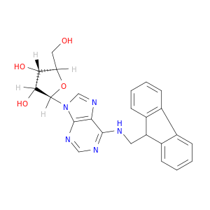 Adenosine, N-(9H-fluoren-9-ylmethyl)-