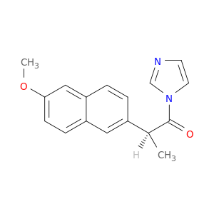 1-Propanone, 1-(1H-imidazol-1-yl)-2-(6-methoxy-2-naphthalenyl)-, (2S)-