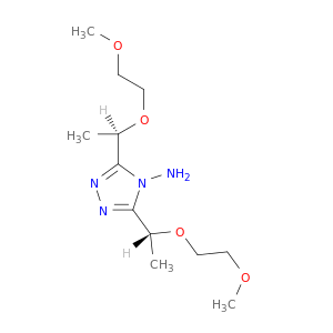 4H-1,2,4-Triazol-4-amine, 3,5-bis[(1R)-1-(2-methoxyethoxy)ethyl]-