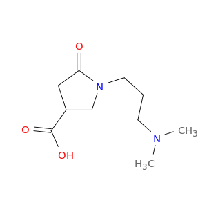 1-(3-(Dimethylamino)propyl)-5-oxopyrrolidine-3-carboxylic acid