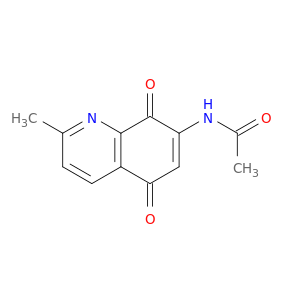 Acetamide, N-(5,8-dihydro-2-methyl-5,8-dioxo-7-quinolinyl)-