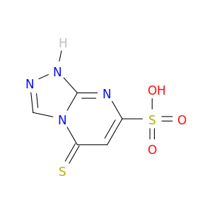 1,2,4-Triazolo[4,3-a]pyrimidine-7-sulfonicacid, 1,5-dihydro-5-thioxo-