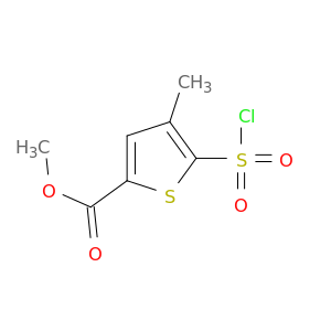 2-噻吩羧酸,5-(氯磺酰基)-4-甲基-,甲酯
