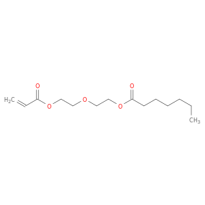 Heptanoic acid, 2-[2-[(1-oxo-2-propenyl)oxy]ethoxy]ethyl ester