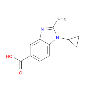 1-Cyclopropyl-2-Methyl-1,3-benzodiazole-5-carboxylic acid