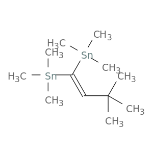 Stannane, (3,3-dimethyl-1-butenylidene)bis[trimethyl-