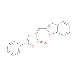 5(4H)-Oxazolone, 4-(2-benzofuranylmethylene)-2-phenyl-, (4E)-