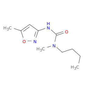 Urea, N-butyl-N-methyl-N'-(5-methyl-3-isoxazolyl)-