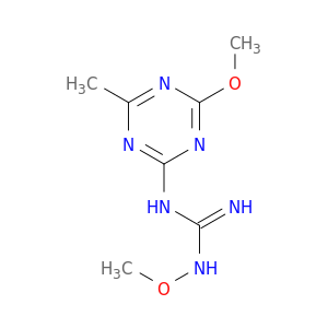 Guanidine, N-methoxy-N'-(4-methoxy-6-methyl-1,3,5-triazin-2-yl)-
