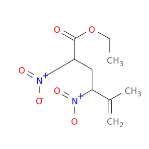 5-Hexenoic acid, 5-methyl-2,4-dinitro-, ethyl ester