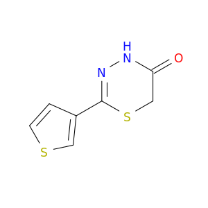 4H-1,3,4-Thiadiazin-5(6H)-one, 2-(3-thienyl)-