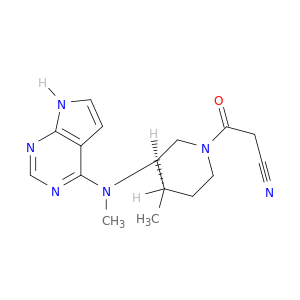 (3R,4S)-4-甲基-3-(甲基-7H-吡咯并[2,3-d]嘧啶-4-基氨基)-β-氧代1-哌啶丙腈