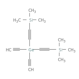 Silane, [(diethynylgermylene)di-2,1-ethynediyl]bis[trimethyl-