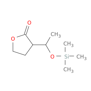 2(3H)-Furanone, dihydro-3-[1-[(trimethylsilyl)oxy]ethyl]-