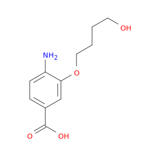 4-Amino-3-(4-hydroxybutoxy)benzoic acid