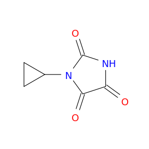 1-Cyclopropylimidazolidine-2,4,5-trione