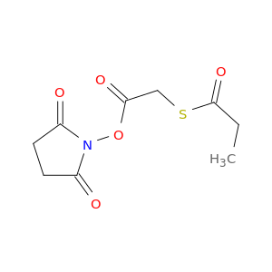 Propanethioic acid, S-[2-[(2,5-dioxo-1-pyrrolidinyl)oxy]-2-oxoethyl] ester