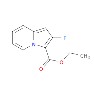 3-Indolizinecarboxylic acid, 2-fluoro-, ethyl ester