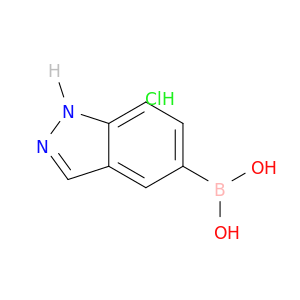 1H-吲唑-5-硼酸盐酸盐