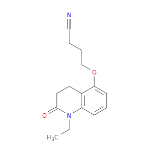 Butanenitrile, 4-[(1-ethyl-1,2,3,4-tetrahydro-2-oxo-5-quinolinyl)oxy]-