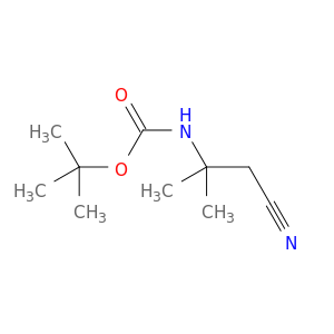 tert-Butyl (1-cyano-2-methylpropan-2-yl)carbamate
