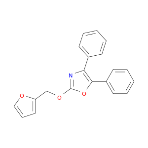 Oxazole, 2-(2-furanylmethoxy)-4,5-diphenyl-