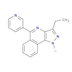 1H-Pyrazolo[4,3-c]isoquinoline, 3-ethyl-5-(3-pyridinyl)-