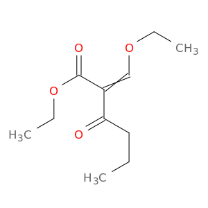 Hexanoic acid, 2-(ethoxymethylene)-3-oxo-,ethyl ester