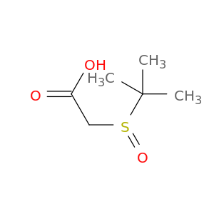 Acetic acid, [(1,1-dimethylethyl)sulfinyl]-