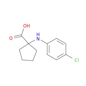 1-(4-chloroanilino)cyclopentanecarboxylic acid